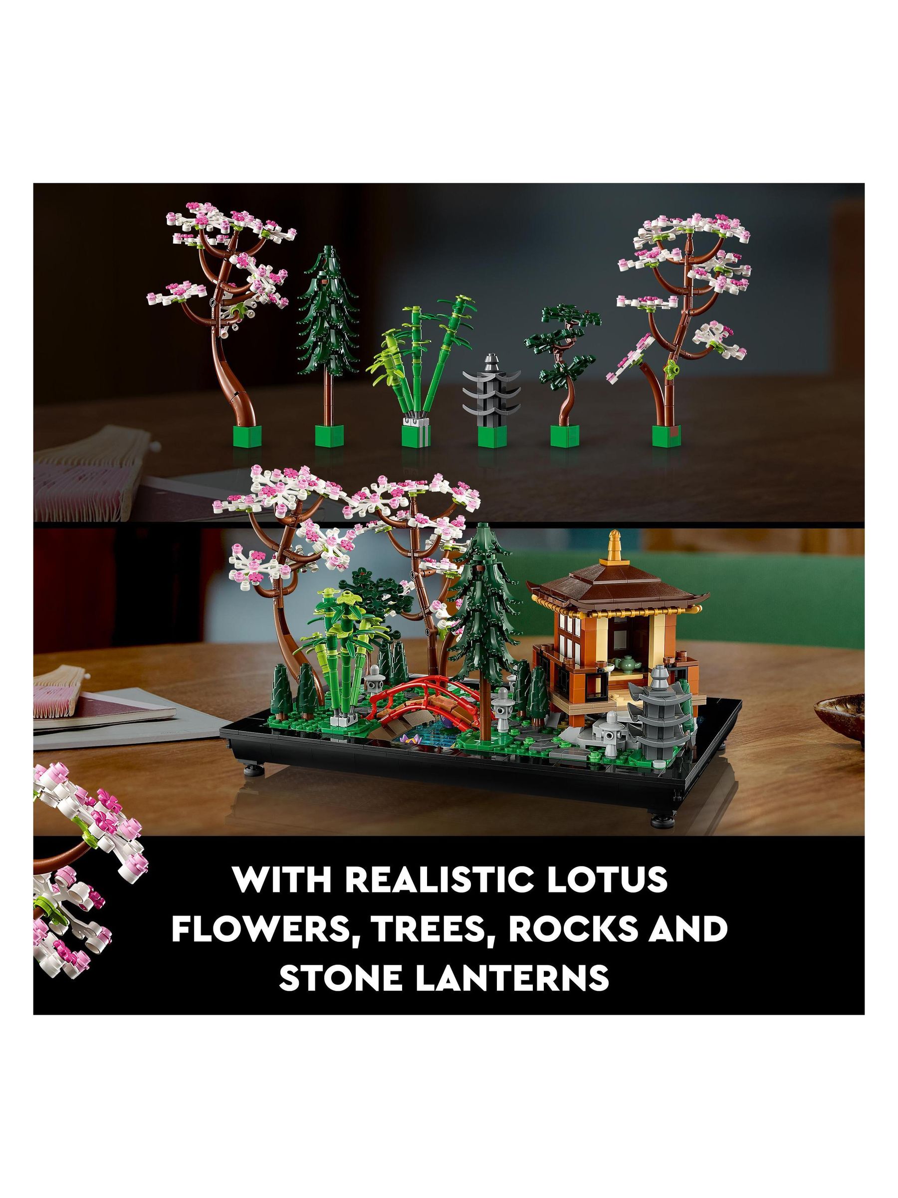 Buy LEGO Icons Tranquil Garden Botanical Set with Flowers 10315