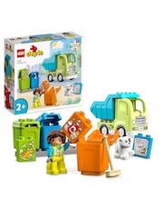 LEGO DUPLO Town Recycling Truck Colour Sorting 2+ Toy - Image 1 of 8