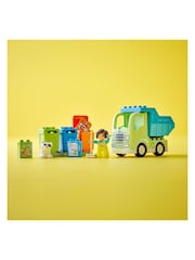 LEGO DUPLO Town Recycling Truck Colour Sorting 2+ Toy - Image 7 of 8