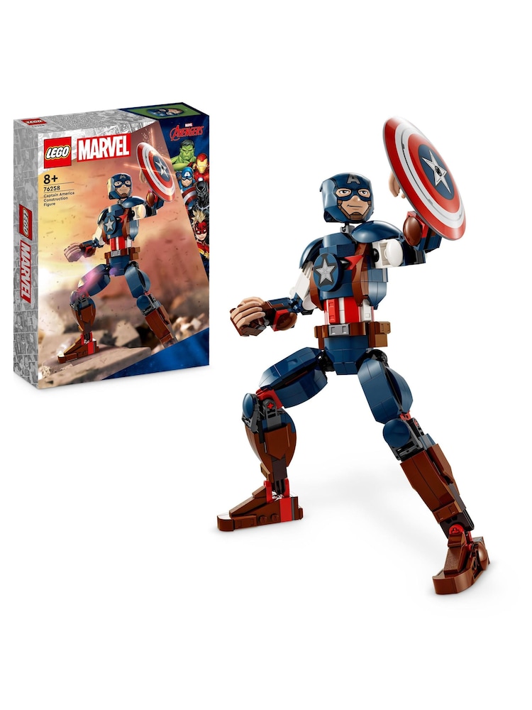 LEGO Marvel Captain America Construction Figure Set 76258 - Image 1 of 9