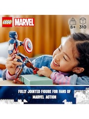 LEGO Marvel Captain America Construction Figure Set 76258 - Image 3 of 9