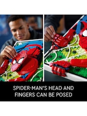 LEGO ART The Amazing SpiderMan 3D Poster Craft Set 31209 - Image 5 of 9