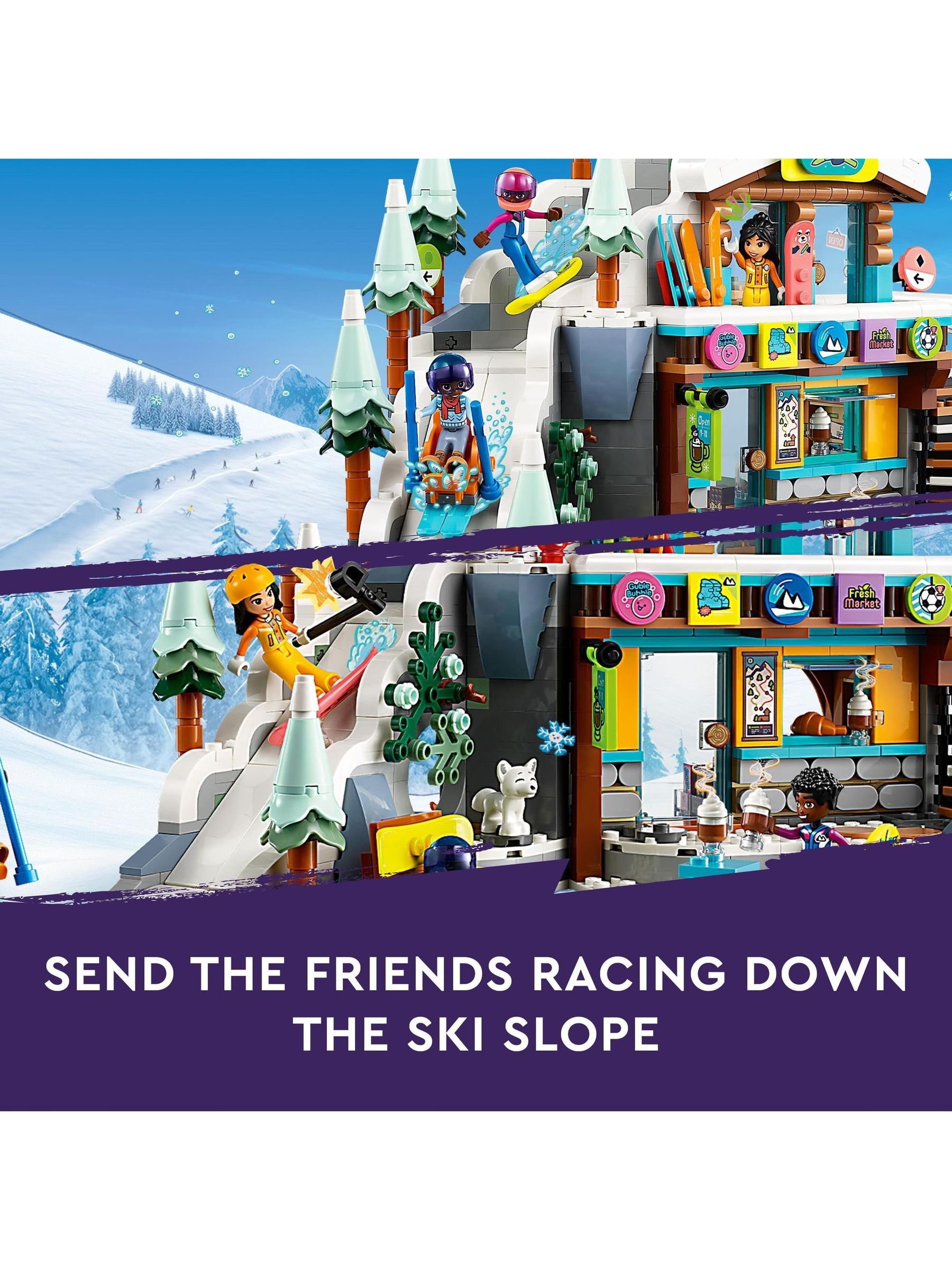 Ice Rink Snow Resort Ski Lift Lego Friends Lego Friends, Snow
