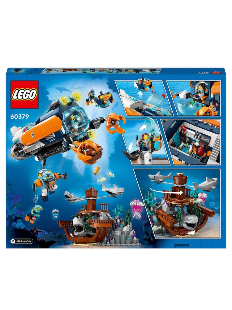 LEGO City Deep-Sea Explorer Submarine Toy Ocean Set 60379 - Image 9 of 9