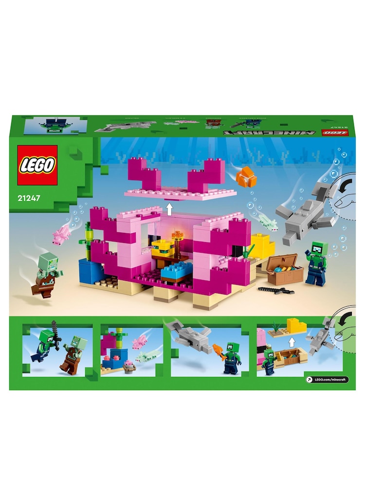 LEGO Minecraft The Axolotl House Underwater Set 21247 - Image 8 of 8