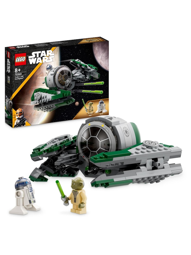 LEGO Star Wars Yoda's Jedi Starfighter Set with R2D2 75360 - Image 1 of 8