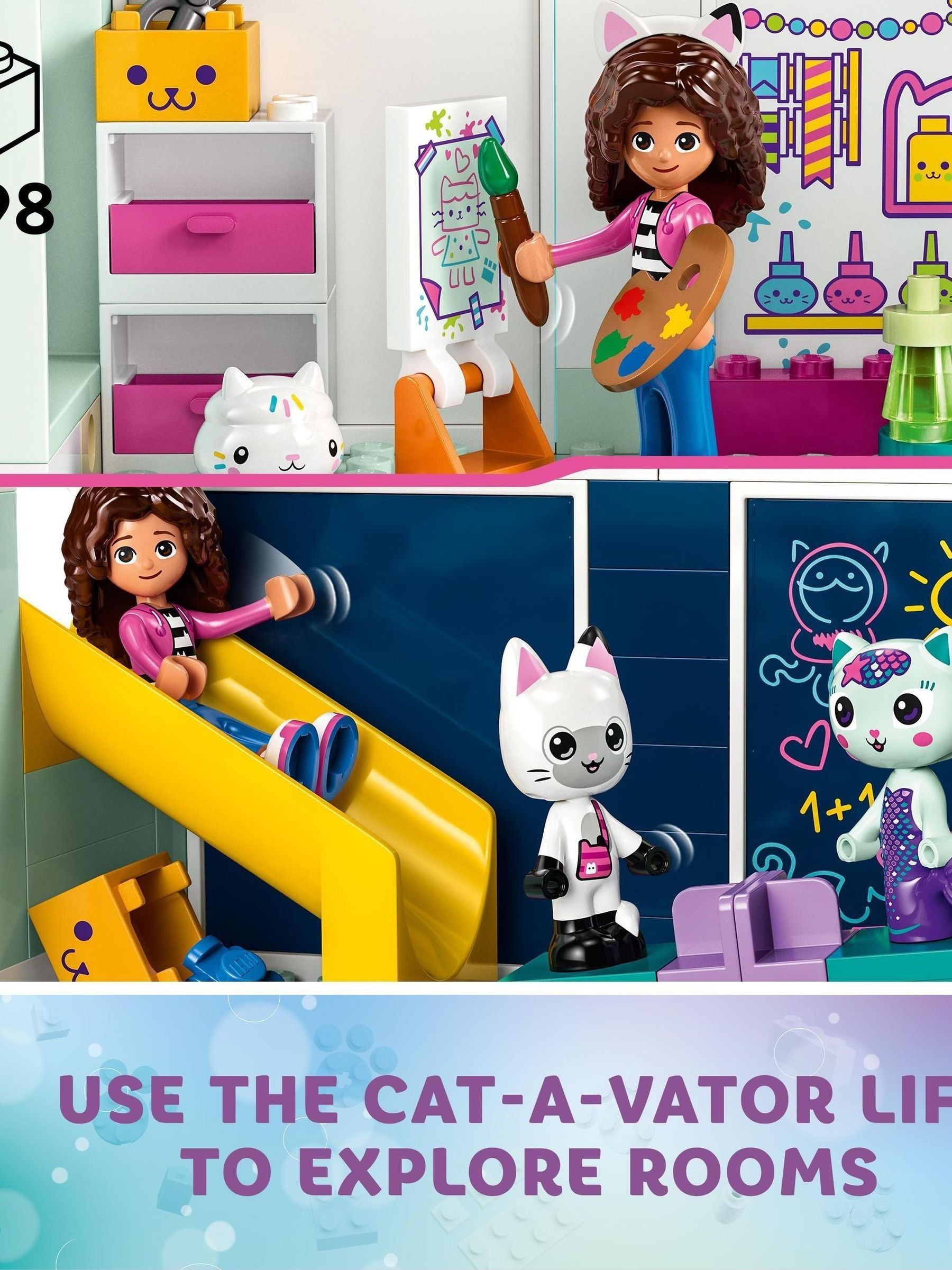 Buy LEGO Gabby's Dollhouse Toy Playset with 4 Figures 10788 from