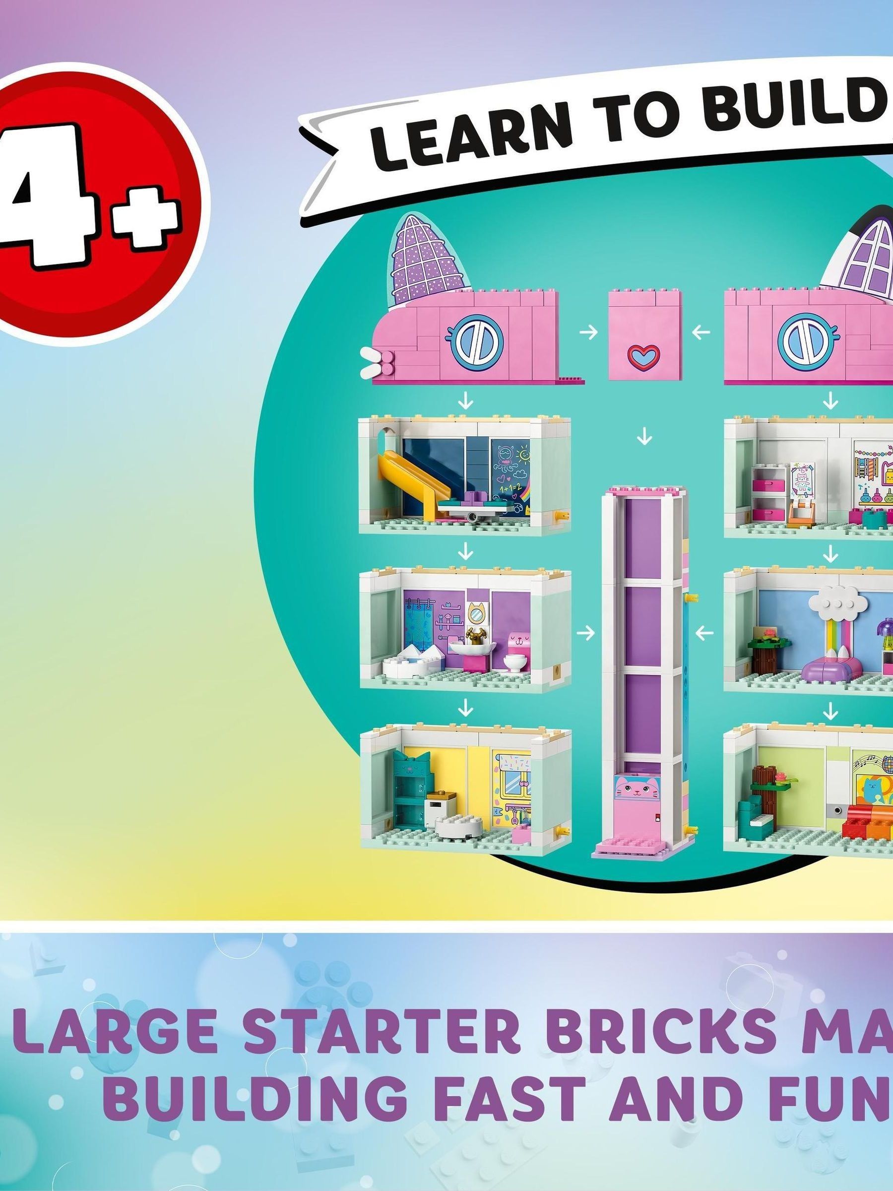 Buy LEGO Gabby's Dollhouse Toy Playset with 4 Figures 10788 from