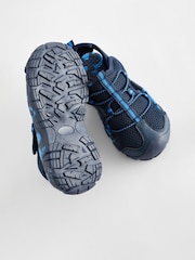 Navy Blue Closed Toe Trekker Sandals - Image 4 of 5