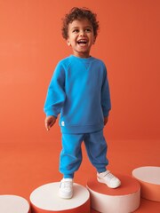 Kobaltblau - Oversized-Modell aus Jersey mit weichem Griff (3 M.–7 J.) - Bild 1 von 8