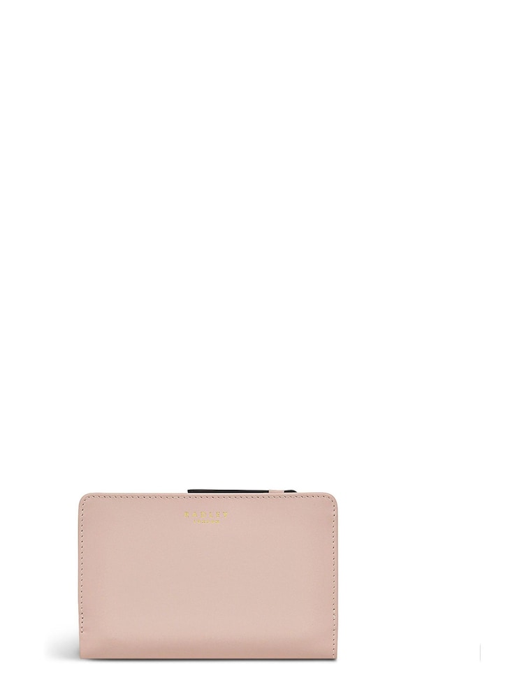 Radley London Pink Fields Of Gold Medium Bifold Purse - Image 2 of 4