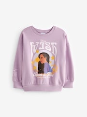 Purple Disney Wish Crew Sweatshirt Top (3-16yrs) - Image 5 of 7