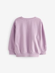 Purple Disney Wish Crew Sweatshirt Top (3-16yrs) - Image 6 of 7