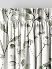 Sage Green Isla Floral Made To Measure Curtains - Image 5 of 9