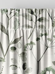 Sage Green Isla Floral Made To Measure Curtains - Image 6 of 9