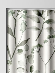 Sage Green Isla Floral Made To Measure Curtains - Image 8 of 9