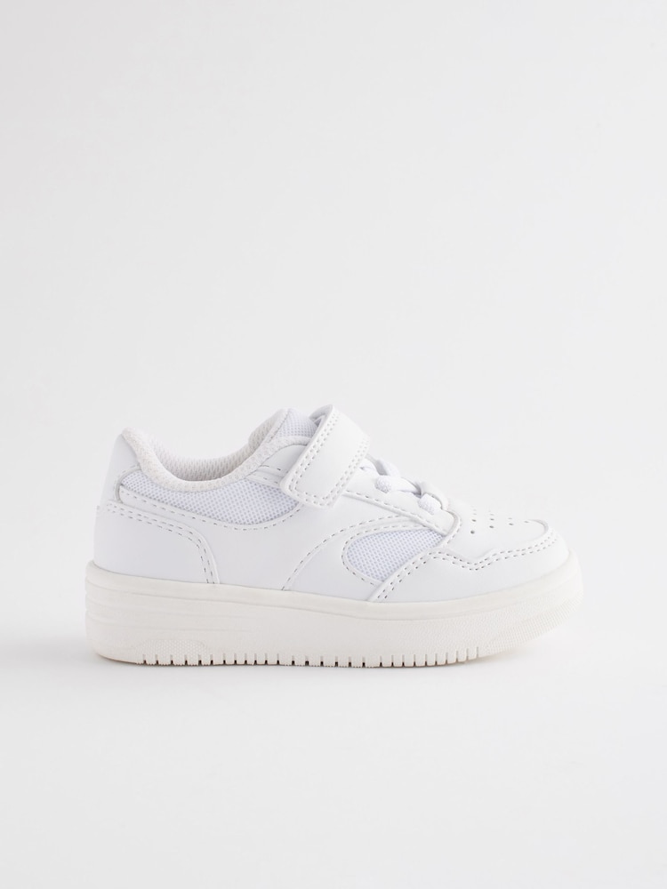 White One Strap Skate Trainers - Image 2 of 5