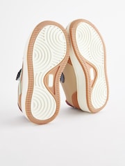 Mineral Brown Touch Fastening Elastic Lace Trainers - Image 6 of 6