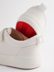 White Standard Fit (F) Two Strap Touch Fastening Trainers - Image 7 of 7