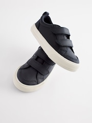 Marineblau/blau - Turnschuhe mit zwei Klettverschlussriemen - Bild 3 von 6