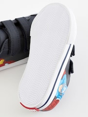 Navy Avengers Standard Fit (F) Two Strap Touch Fastening Shoes - Image 5 of 5
