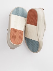 Stone Cream Standard Fit (F) Two Strap Touch Fastening Trainers - Image 4 of 7