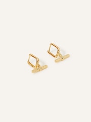 Accessorize Sunray T-Bar Drop Huggie Hoops - Slika 2 iz 3