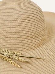 Accessorize Natural Oversized Floppy Hat - Image 2 of 2