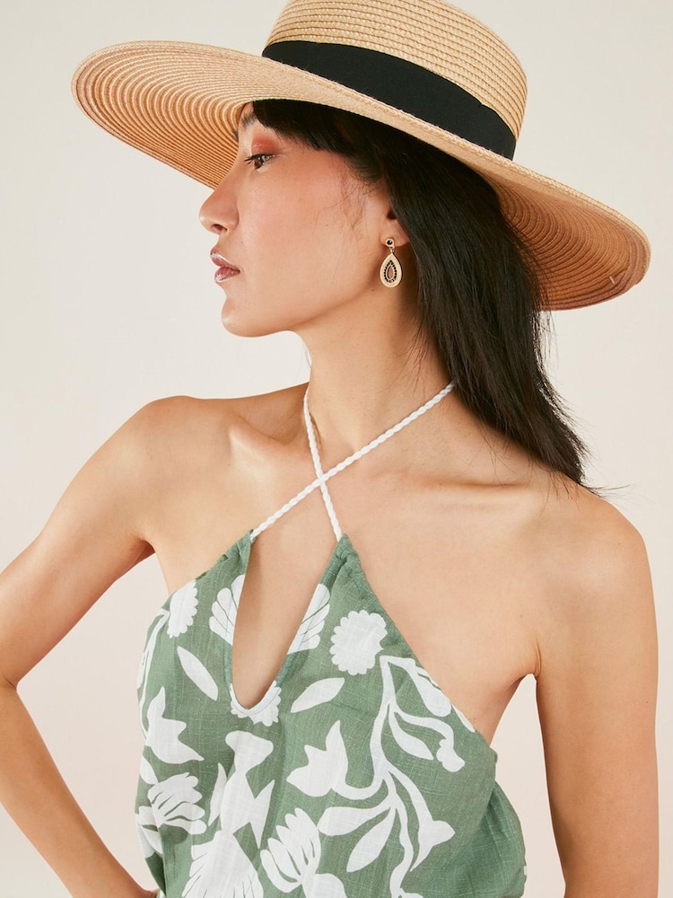 Accessorize Natural Boater Hat - Image 1 of 3