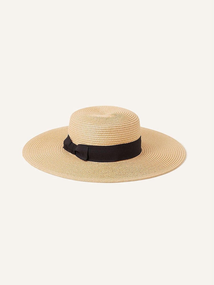 Accessorize Natural Boater Hat - Image 2 of 3