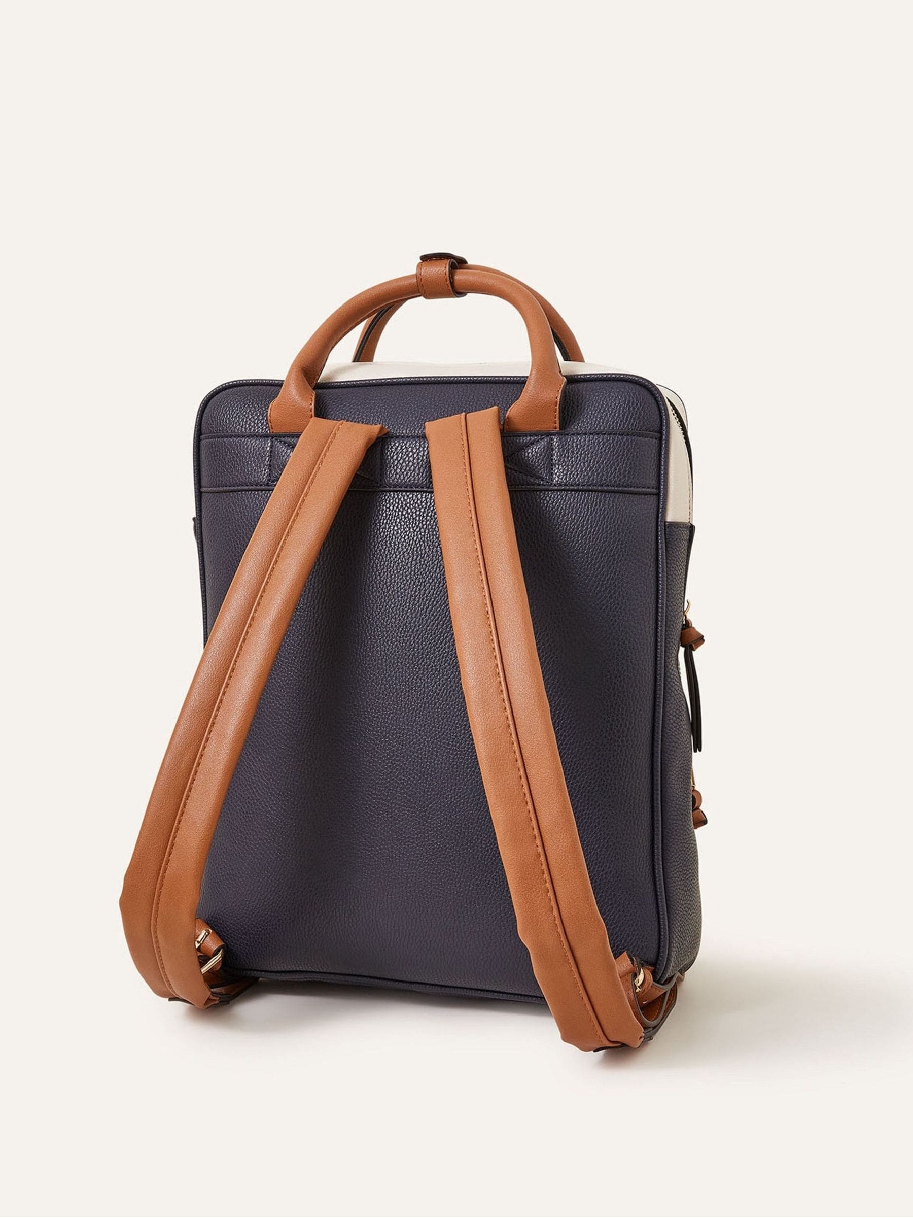 Buy Accessorize Blue Pocket Top Handle Backpack from Next Luxembourg