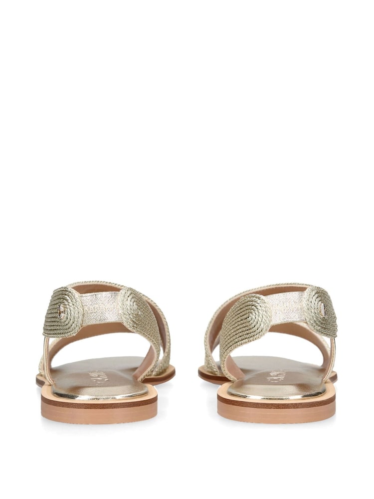 Carvela Gold Gala Sandals - Image 5 of 5