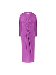 Ro&Zo Pink Twist Front Midi Dress - Image 4 of 5