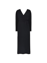 Ro&Zo Jersey Long Sleeve Wrap Dress - Image 4 of 4