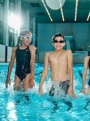 Nike Swim Little Kids Swoosh White Goggles - Image 2 of 4
