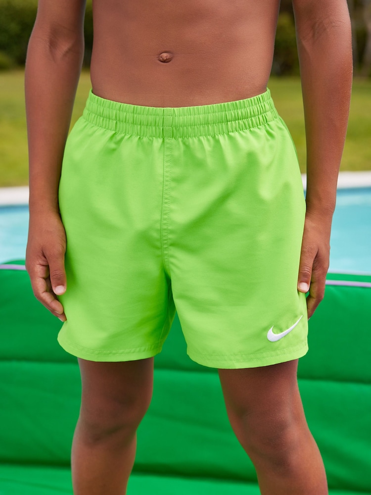 Nike Green 4 Inch Essential Volley Swim Shorts - Image 1 of 9