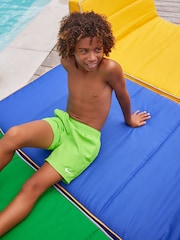 Nike Green 4 Inch Essential Volley Swim Shorts - Image 3 of 9