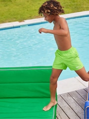 Nike Green 4 Inch Essential Volley Swim Shorts - Image 4 of 9