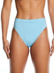 Nike Swim Blue High Waist Bottoms Bikini - Image 1 of 5