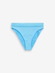 Nike Swim Blue High Waist Bottoms Bikini - Image 5 of 5