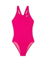 Nike Pink Hydrastrong Solid Swimsuit - Image 1 of 4