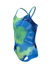 Зеленый - Nike Swim Tie Dye Print Swimsuit - Image 10 of 10
