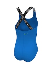 Blau - Nike Badeanzug mit Logoband - Bild 3 von 3