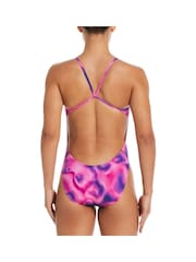 Nike Pink Tie Dye Cutout One Piece Swimsuit - Image 2 of 5