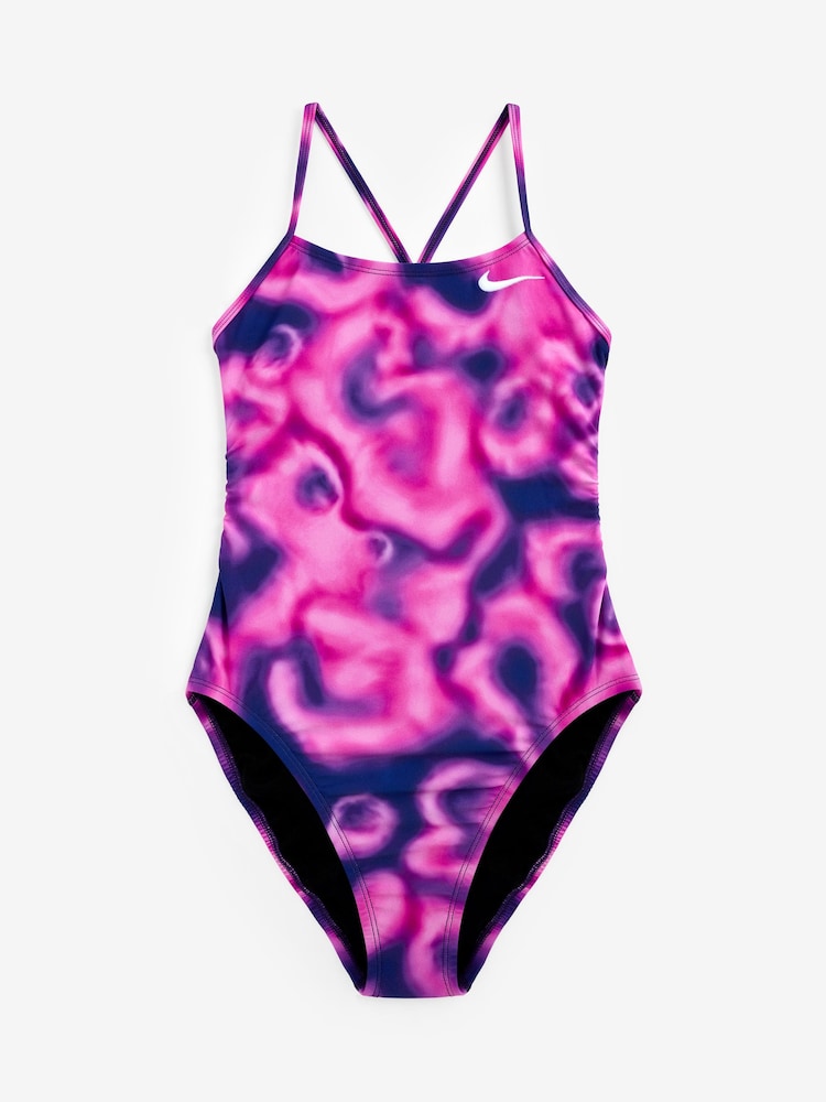 Nike Pink Tie Dye Cutout One Piece Swimsuit - Image 5 of 5