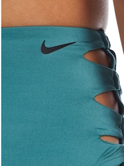 Зеленый - Nike Swim Green Lace Up Bikini - Изображение 4 из 5