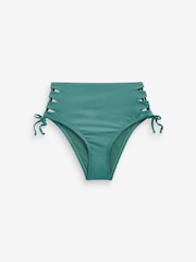 Зеленый - Nike Swim Green Lace Up Bikini - Изображение 5 из 5