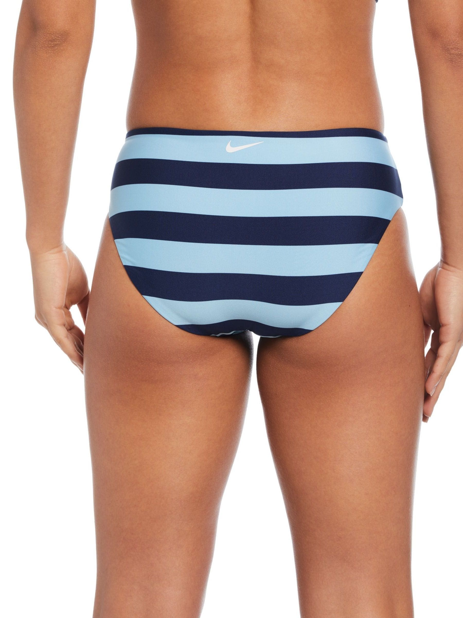 Buy Nike Swim Blue Statement Stripe Bikini from Next Lithuania