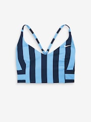 Nike Swim Blue Statement Stripe Bikini - Image 5 of 5