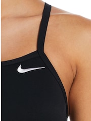 Nike Swim Racerback Splice One Piece Black Swimsuit - Image 3 of 6
